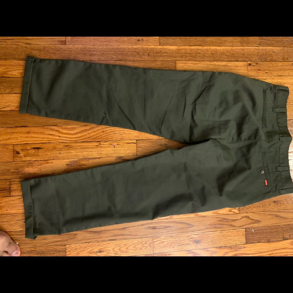 Supreme olive working pants size 30